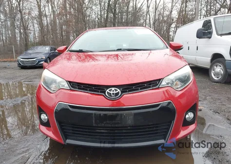 2014 Toyota Corolla S Plus z USA, uszkodzony, nr VIN 2T1BURHE4EC088873